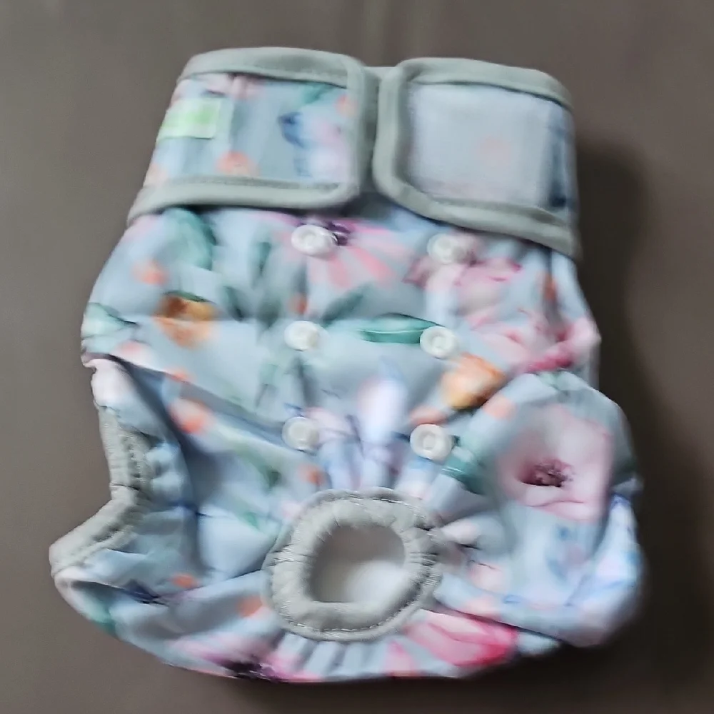 Floral Diapers For Dogs